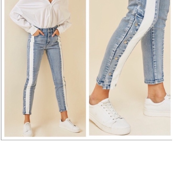 Hayden Denim - Hayden Stretch Snap Contrast Panel Jeans Size Small